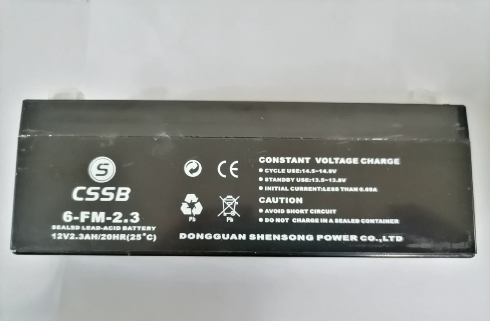 Перезаряжаемая батарея, сменная штора, 12V, 2.3AH, 20, 20HR
