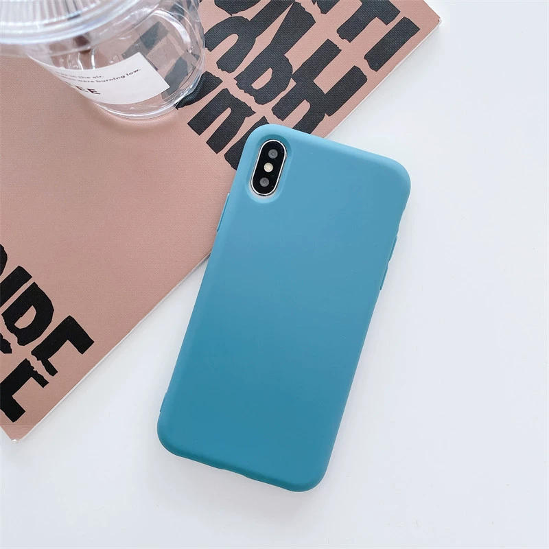 Яблоко, совместимый силиконовый чехол для телефона, матовый iPhone 12, iPhone12 Pro, iphone, 11