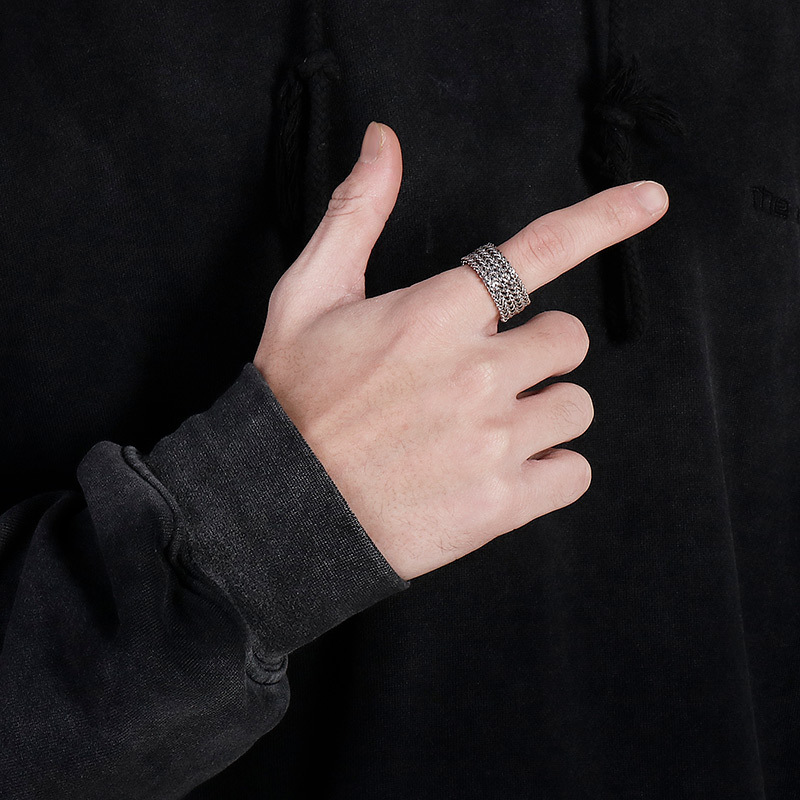 11g Weight Rings Classification 12, 13, 8 Ring Size 1 Piece Quantity Daily Occasion 304 Stainless Steel Material Geometric Pattern Men's Gender Casual, Simple Style Style Casual Simple Style Geometric 304 Stainless Steel Men's Rings 5