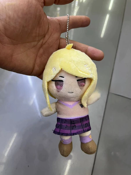 Purple yellow hair