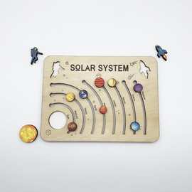 跨境新品solar system太阳系益智玩具宇航员太阳星球科教创意玩具