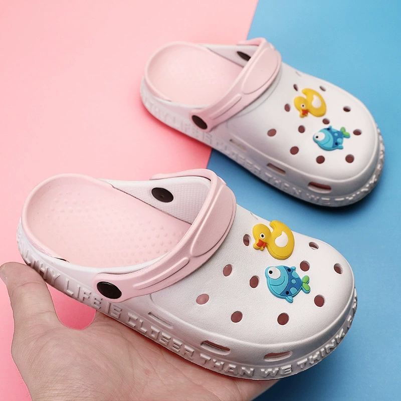 Детская пещерная обувь, летние тапочки для мальчиков, нескользящая верхняя одежда, детская пляжная обувь для родителей и девочек, детские сандалии с носком