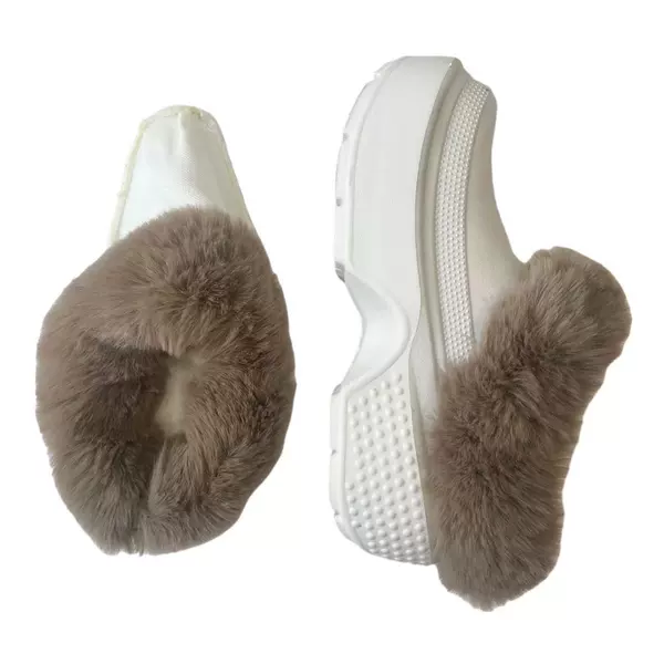 Brown shoe covers