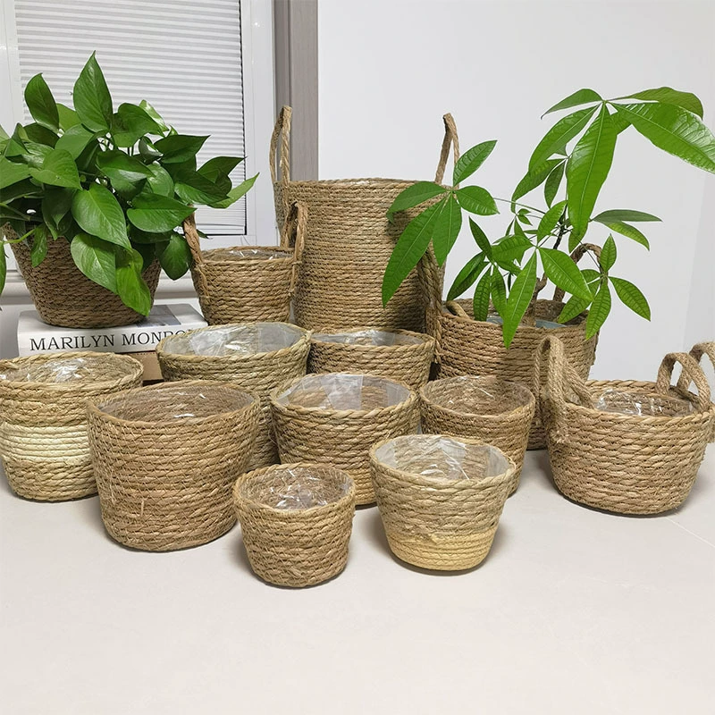 Фабричный источник товаров ручной работы из соломенных цветочных горшков горшечные растения цветы дома