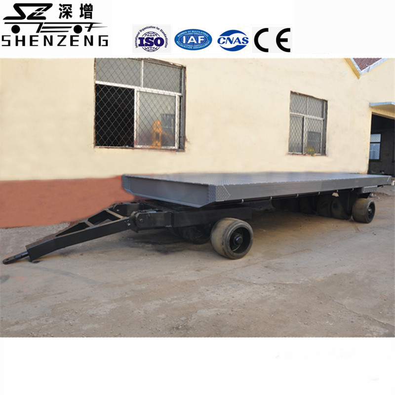 深增专业制造耐用坚固重型拖车 牵引可调节 50T重钢低平板拖车