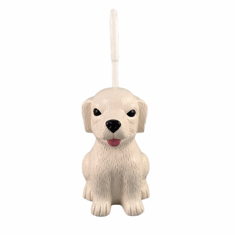 Explosiones creativas de cerámica inodoro cepillo de mango de plástico cabeza de cepillo asiento de inodoro accesorios de porcelana blanca hecha a mano