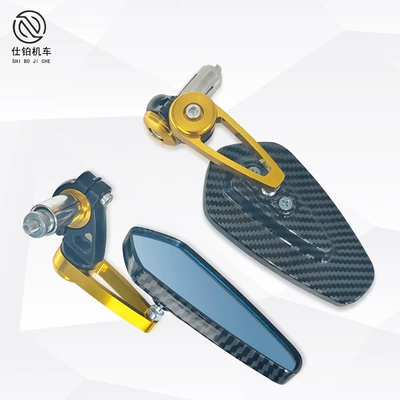 Motorcycle rearview mirror – Reflector Carbon Brazing Pattern