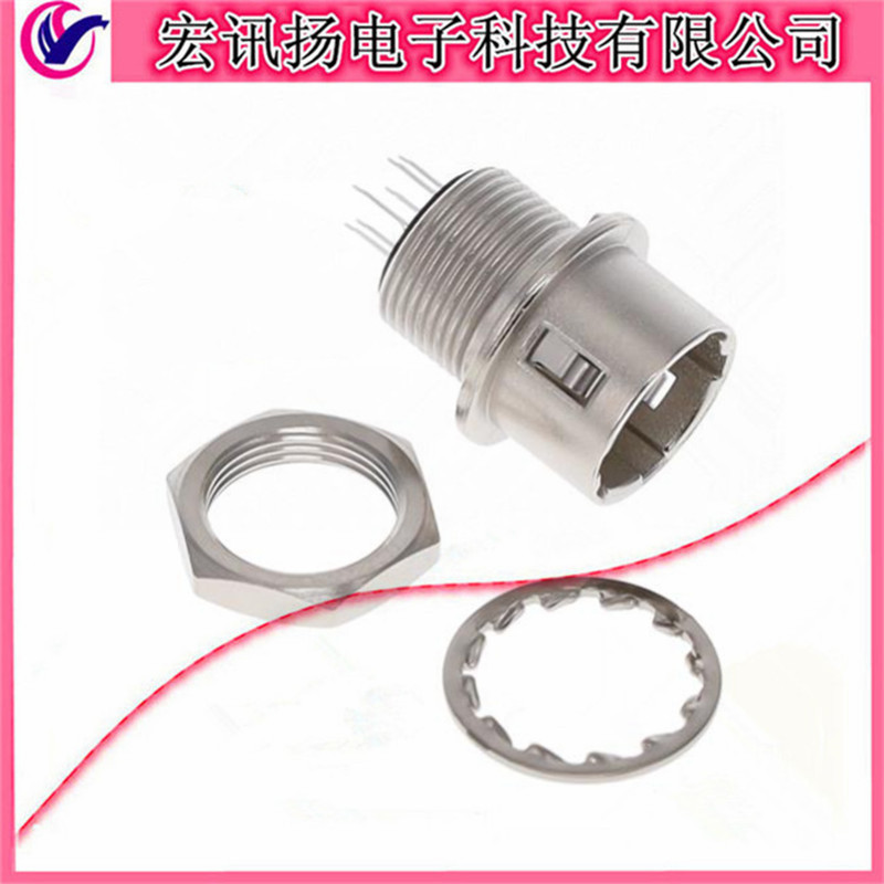 HR10A-7R-6PB(73) 原装HRS/广濑 HR10系列 6芯 圆形航空连接器