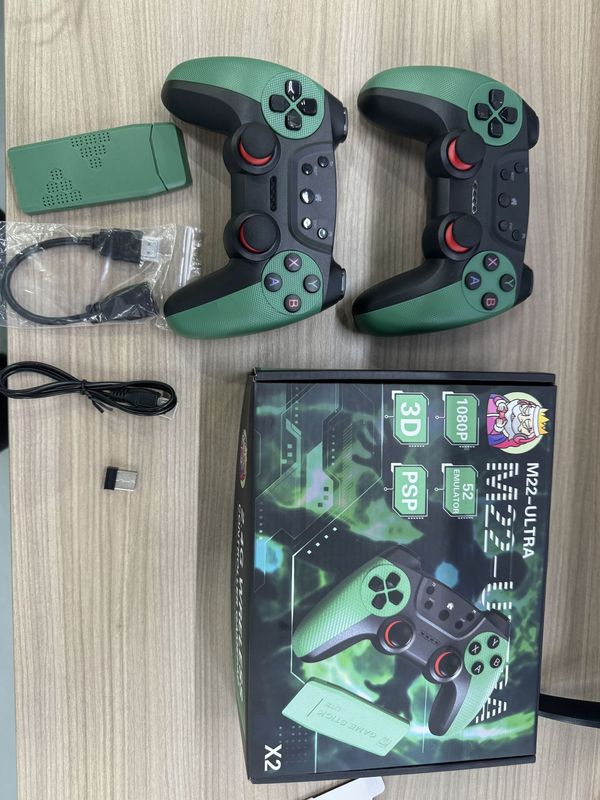 新製品 M22-U 家庭用ゲームコンソール HDMI 高精細アーケード PSP レトロワイヤレス 2.4 グラムダブルダブルゲームコンソール|undefined