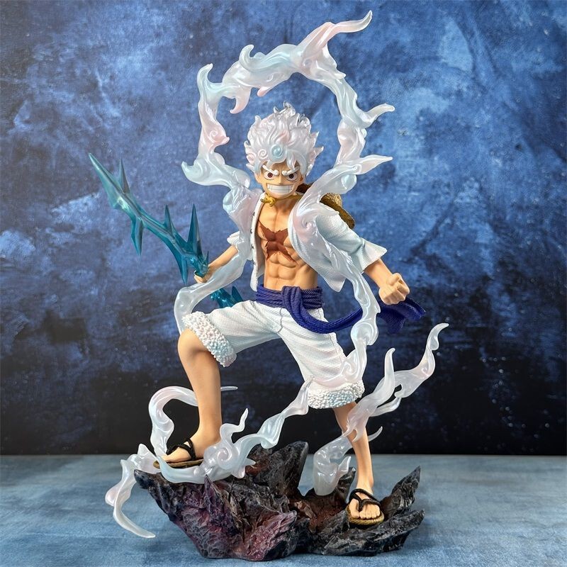 Jt Statue Brother Lx Nika Luffy Fifth Gear Nika Luffy Thunderbolt Form Anime Figure Model Ornament