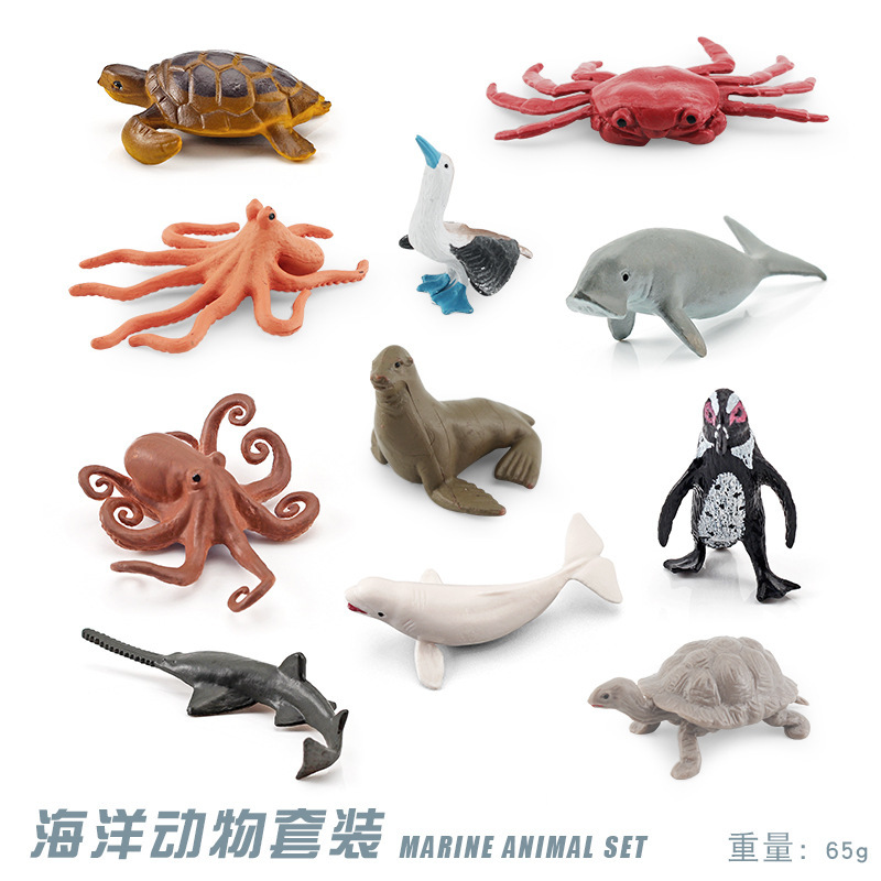 BL-10081 Animal marino 11 piezas Set 65g