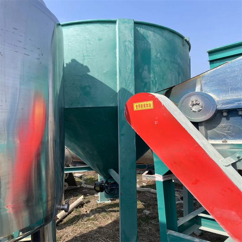 出售二手工业多功能高速运动混合机 2立方轻型螺带化工粉末搅拌机