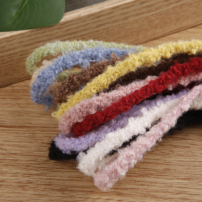 Teddy Plush Ribbon DIY Handmade Bow Hair Accessories Clothing Shoes and Hats Accessories Gift Box Flowers Packaging Ribbon