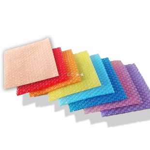 Colorful Heart Bubble Bag Thickened Bubble Film Pad Express Packaging Bubble Bag Bubble Paper Wholesale Lotus Color Anti