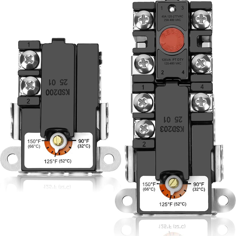 Sp210245 Water Heater Thermostat, Electric Heater Thermostat for Dual Element Heater,