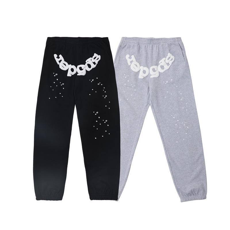 Young Thug Star Sp5der 555 Pants High Street Foam Sports Casual Pants