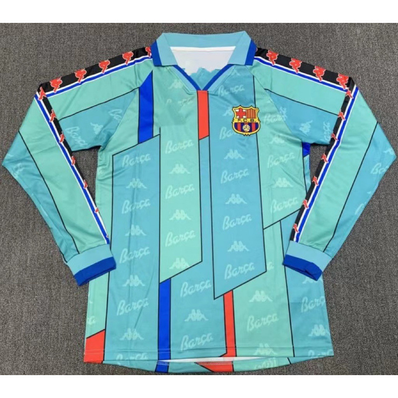 源头工厂巴萨系列复古球衣短袖长袖主客场成人球服足球服|undefined