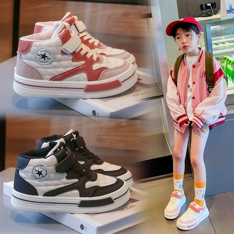 Детские кроссовки 2023, весна-лето, новые белые туфли для девочек, повседневная универсальная дышащая обувь для скейтбординга для девочек и студентов, мальчиков