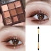Jiugongge chocolate plate+eye shadow brush