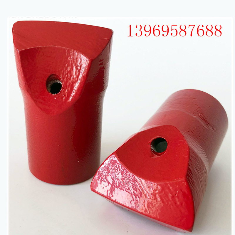 厂家直供风钻头一字钎头风钎头风钻杆等型号齐全矿山开采加工