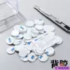 Adhesive, 50 pieces, diameter 2.5mm, 2.5cm