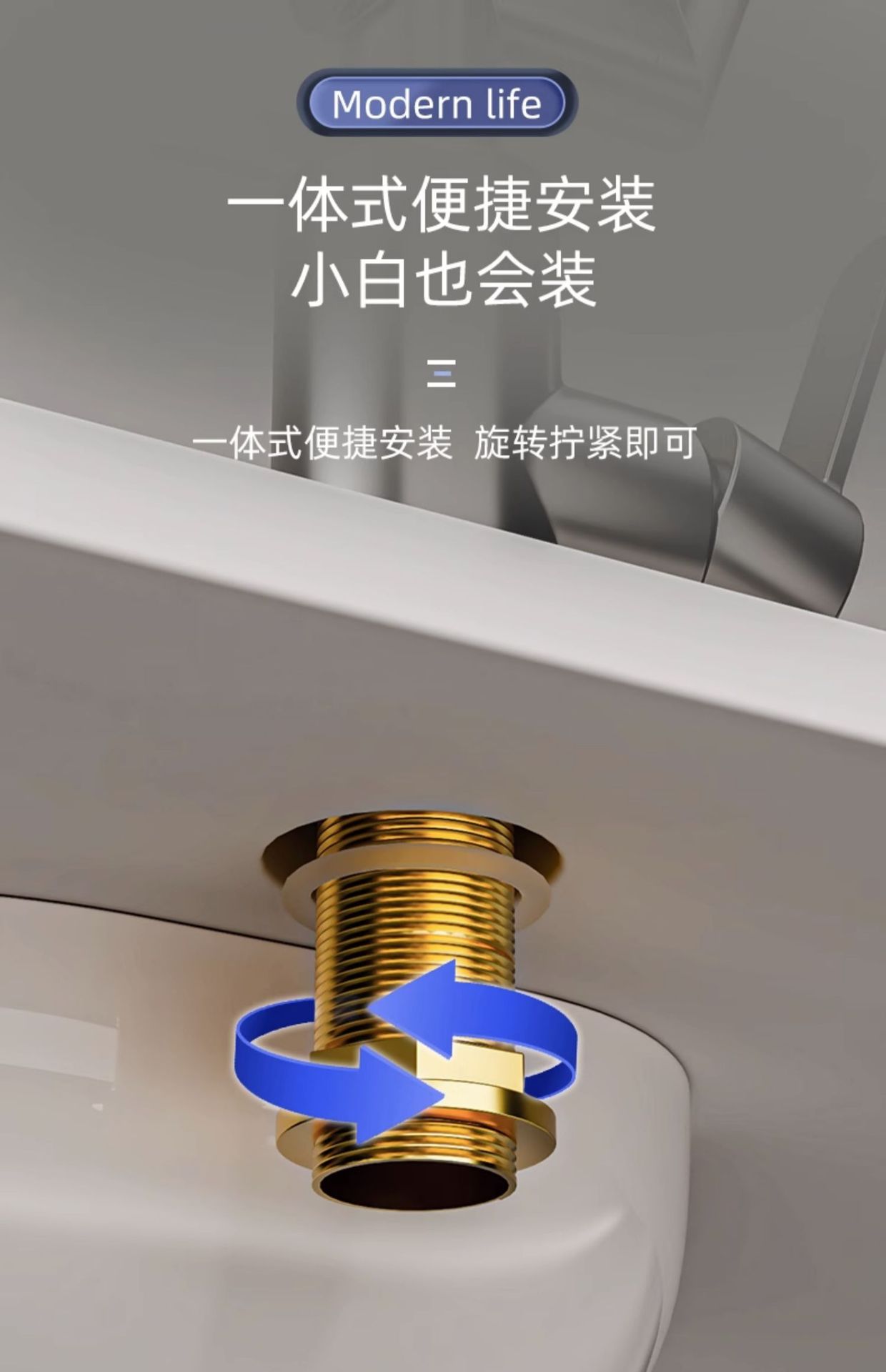 Cross-border universal faucet mechanical arm, household kitchen cold and hot washing vegetables, washbasin, bathroom washbasin faucet undefined