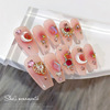 Three dimensional accessory for manicure for nails, materials set, Sailor Moon