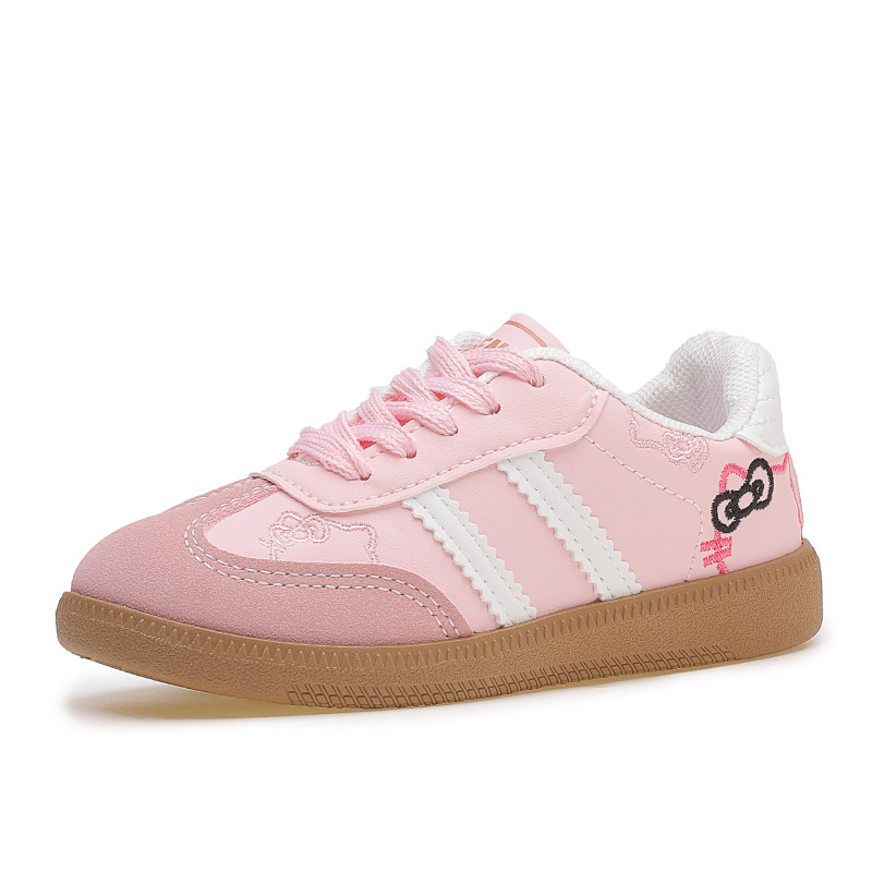Gatos lindos bordados zapatos de entrenamiento de mujeres 2025 nuevo nicho coreano zapatos de skate casuales zapatos blancos para mujeres comercio exterior