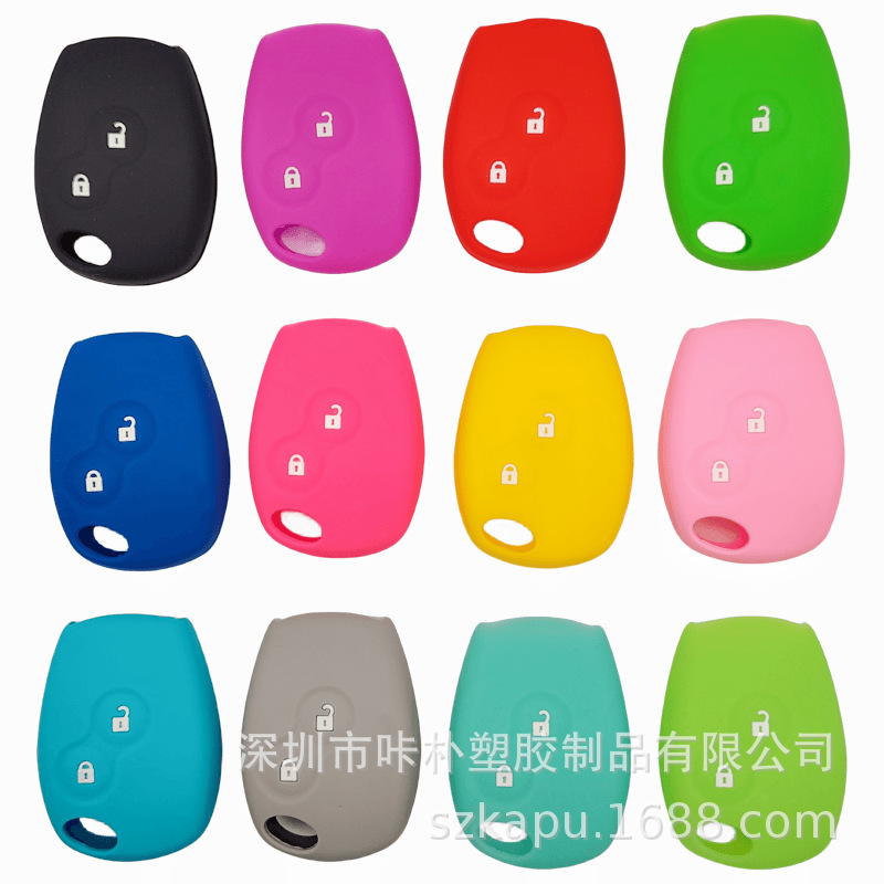 Suitable for Renault straight silicone key case SMART silicone key case Source factory price