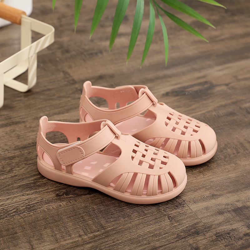 Nuovi sandali spagnoli per bambini Igor Stesso stile Baotou Sandali casual per ragazzi Scarpe in gelatina per ragazze con suola morbida_voghion.com