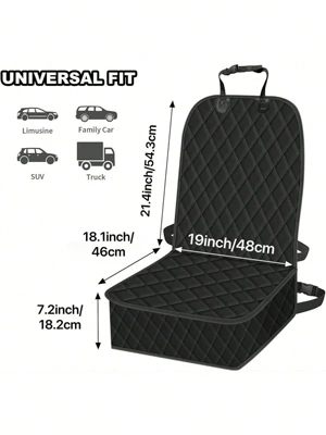 Protector, Dog Seat Cushion, Other Automotive Interior Supplies - black-single-seater