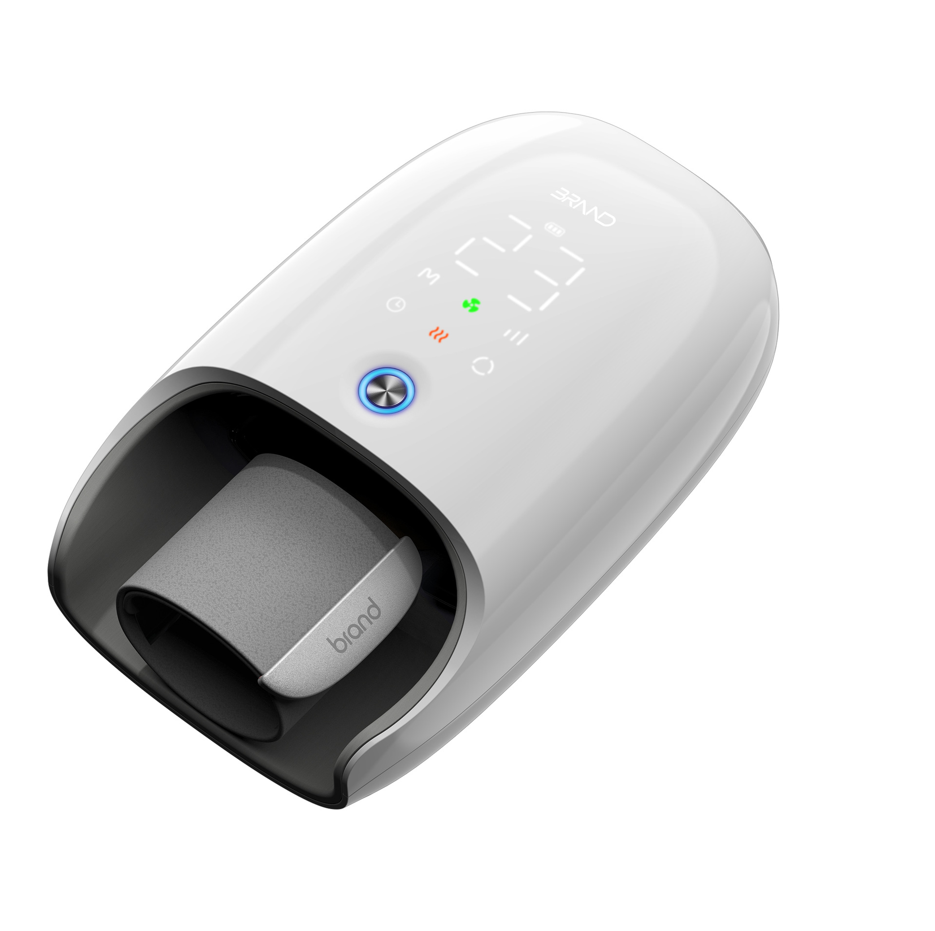 Transfronterizo de calefacción secador de pelo masaje de mano rodillo masaje de mano instrumento de belleza bolsa de aire eléctrica masaje de mano amasado