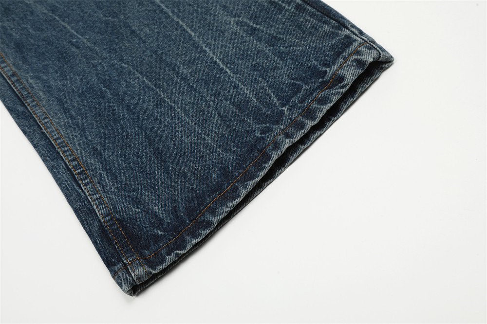 ​​"Herren Vintage Schlagjeans - Punk Style Distressed Denim Weite Beinhose für Casual & Hippie Fashion (Blau/Schwarz, S-XXL)"​​_voghion.com