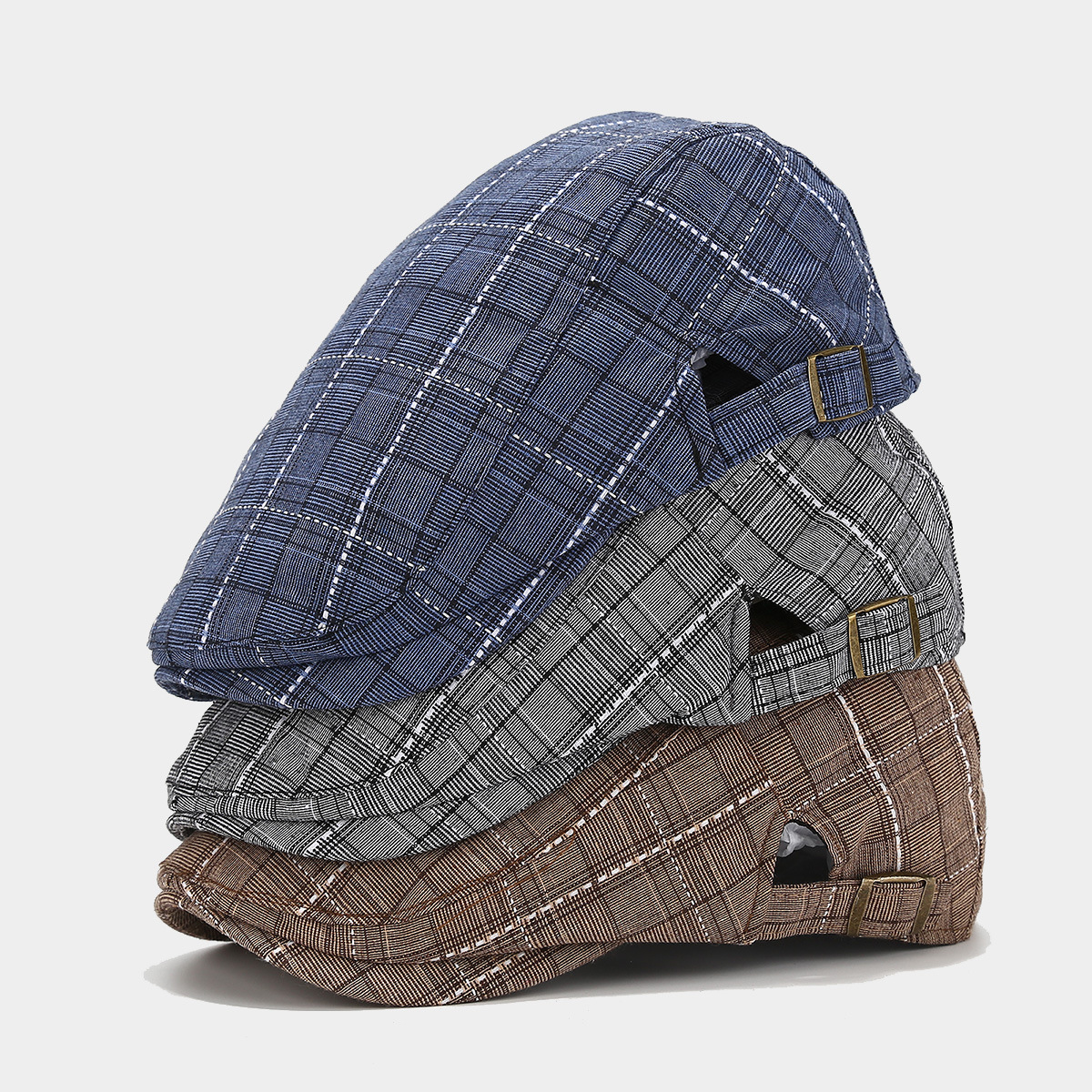 Primavera nuevo clásico retrogrado retro sombrero de avance estilo americano para hombres herramientas gorra de boca de pato mujer contra la moda sombrero de boina