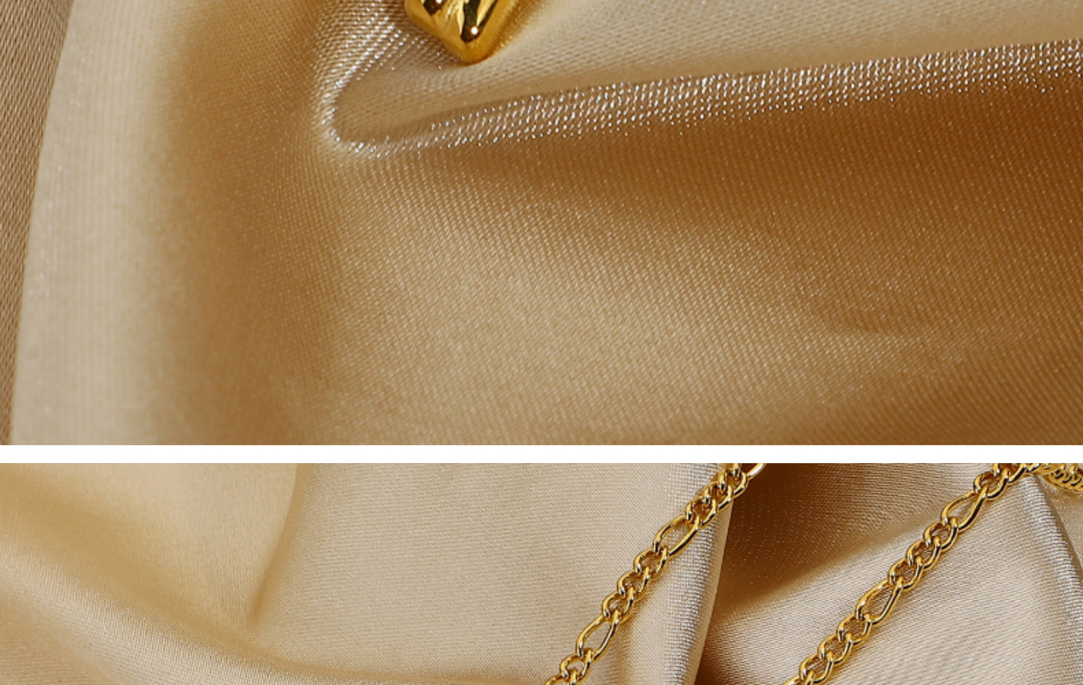 Collar De Acero Inoxidable Chapado En Oro Con Colgante De Rostro Humano De Moda display picture 7