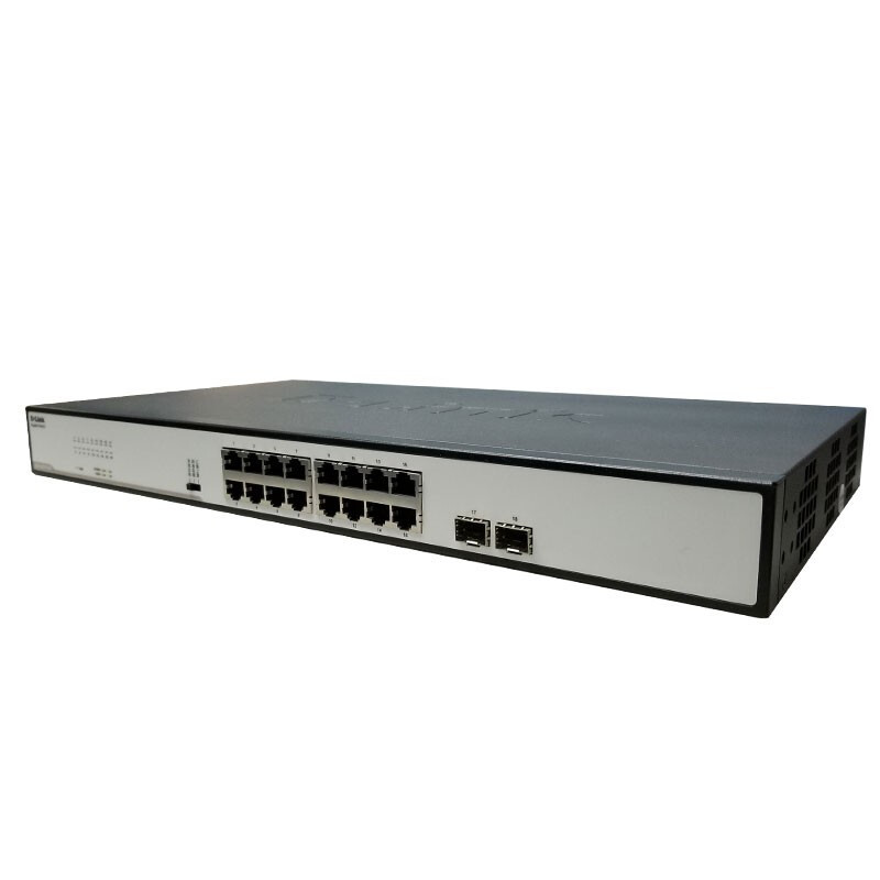 友讯（D-Link） DGS-1018TS-CN 16口全千兆口+2个千兆光口交换机 