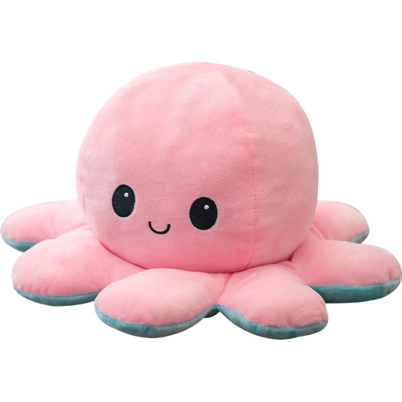 Pulpo flip creativo pulpo flip de doble cara pulpo pulpo peluche reversible pulpo regalo para niños transfronterizo
