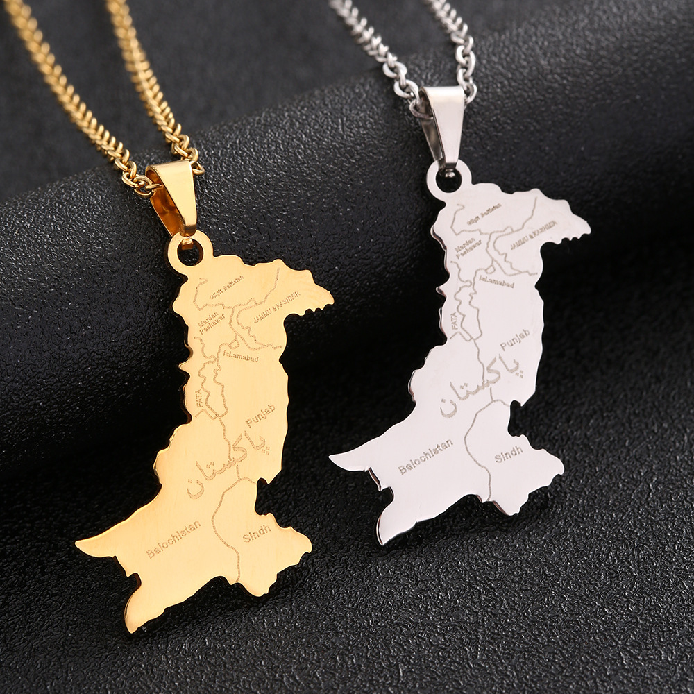 Pendant Necklace Classification Stainless Steel Fashion Plating Letter Pendant Necklace