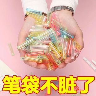 Wholesale pencil cap first grade transparent pen set kindergarten pencil cap triangle protection pencil tip set universal