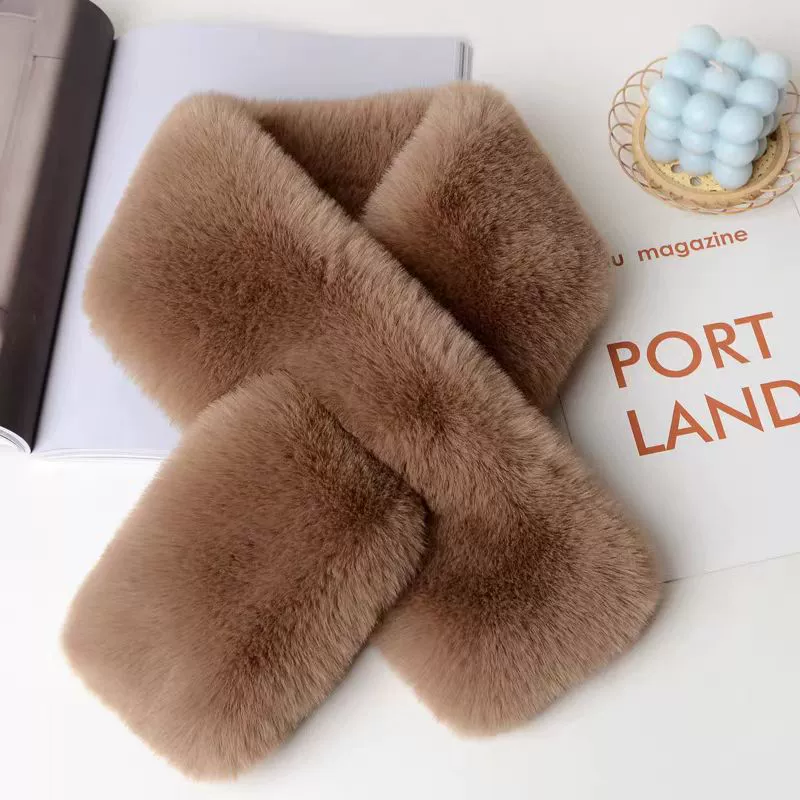 Зимой европейский и американский анти-норковый леопардовый шарф