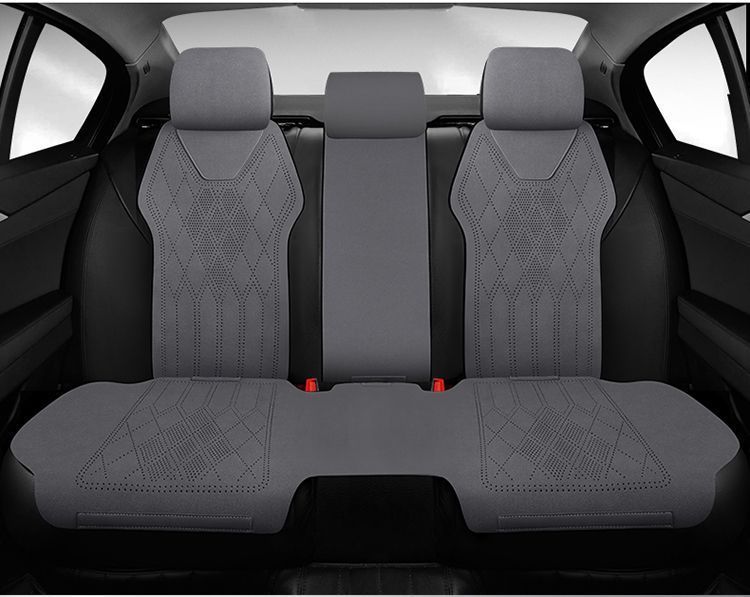 New Model Suitable for Mercedes-Benz Car Seat Cushions, Universal for All Seasons, C-Class, E-Class, A-Class, Glc, Suede Leather, Glb Seat Covers for Summer