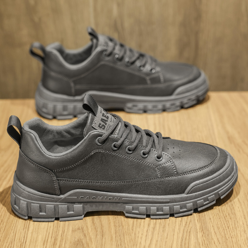 Herren Martin Halbschuhe Für Outdoor Freizeit Aus Leder_voghion.com