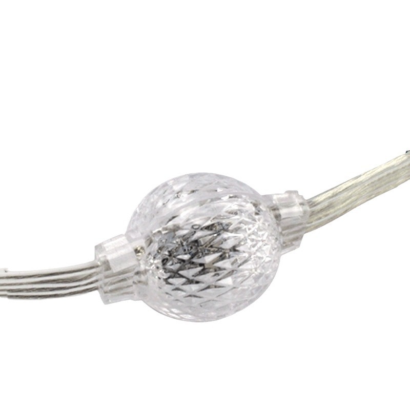 Symphony Bola 3D Luz de piña Luz de cadena de celebridades de Internet Tarjeta de reloj Decoración Luz Cube Matriz Interactiva Lámpara impermeable a todo color Programación de cadena