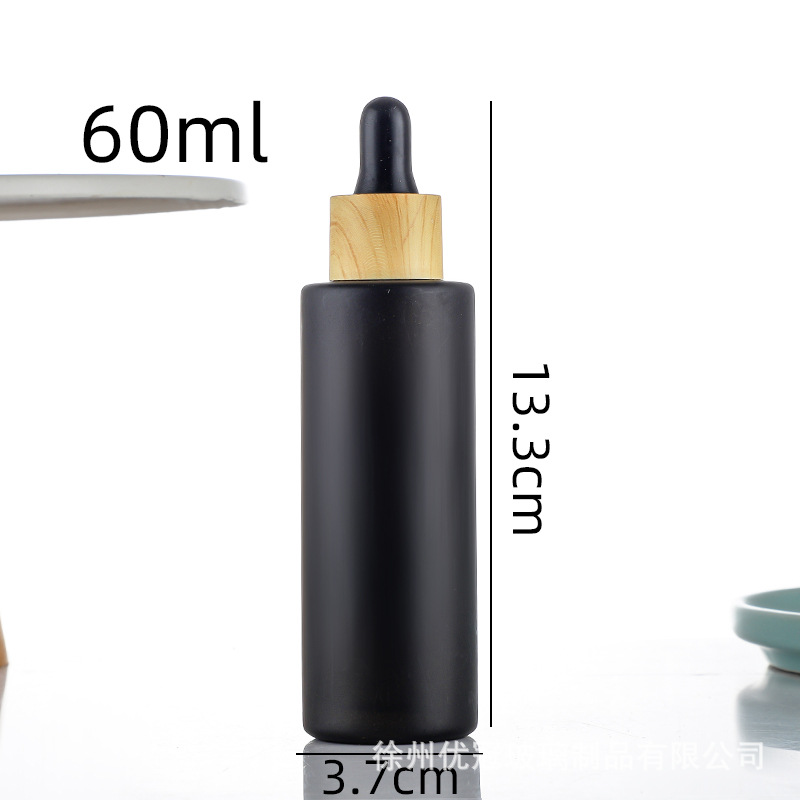 Frasco Pulverizador de Vidrio con Tapa Grano de Madera Reutilizable, Portátil para Cosméticos image 29