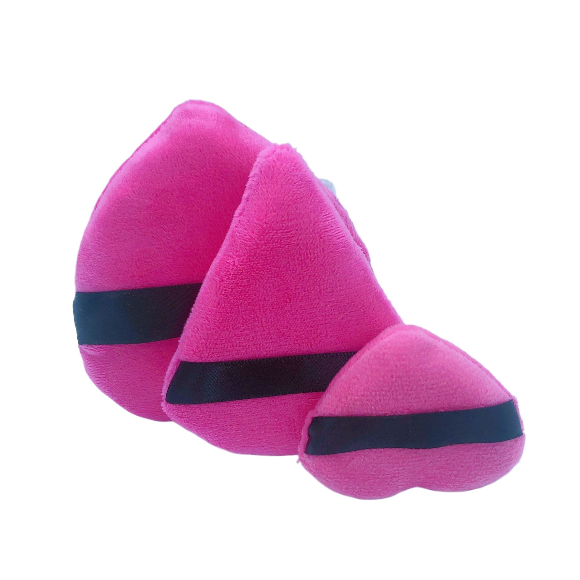 跨境爆款 tita水晶绒手工缝制丝带 大爱心舌形水滴超柔软干湿两用