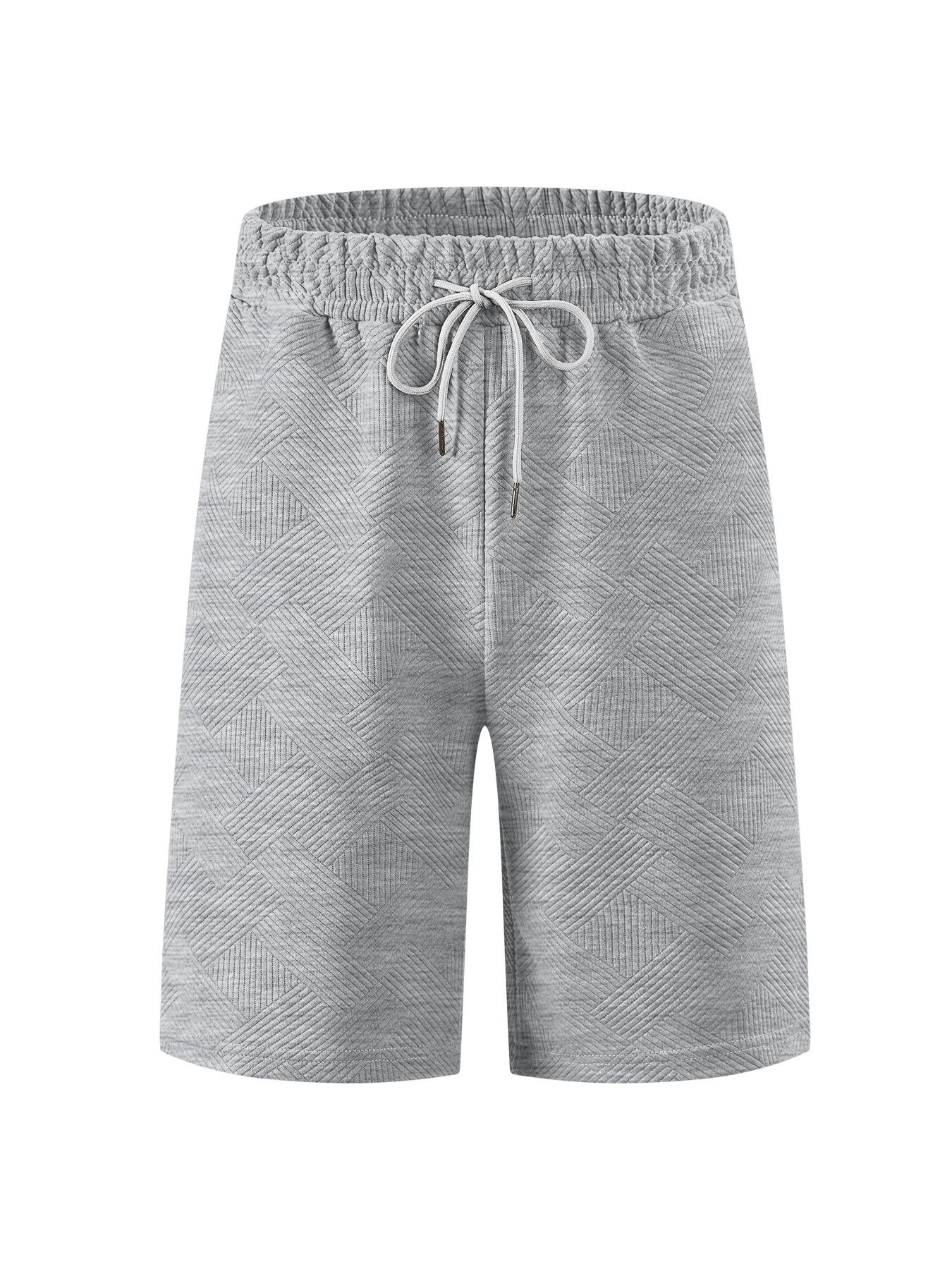 Transfronterizo Amazon hombre Jacquard de verano delgado pantalones cortos casuales sueltos respirables pulsadas pantalones deportivos americanos