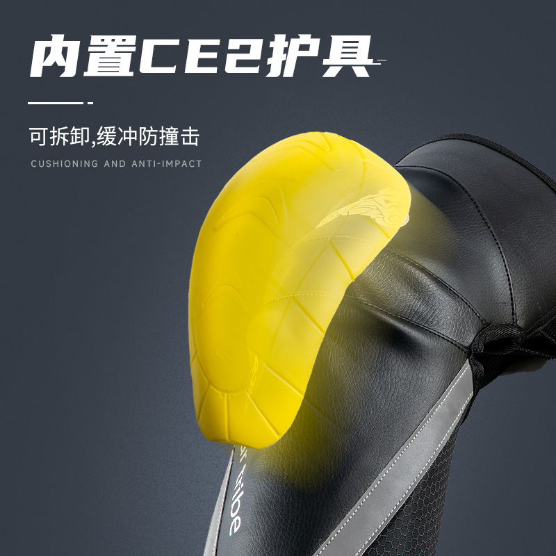 Equipo de protección de la motocicleta Riding rodillera a prueba de frío caliente equipo de la motocicleta almohadilla de la pierna a prueba de viento de invierno engrosada almohadilla del codo