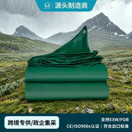 580g防雨水遮阳户外防晒蓬布加厚阻燃环保油布雨棚pvc篷布抗老化