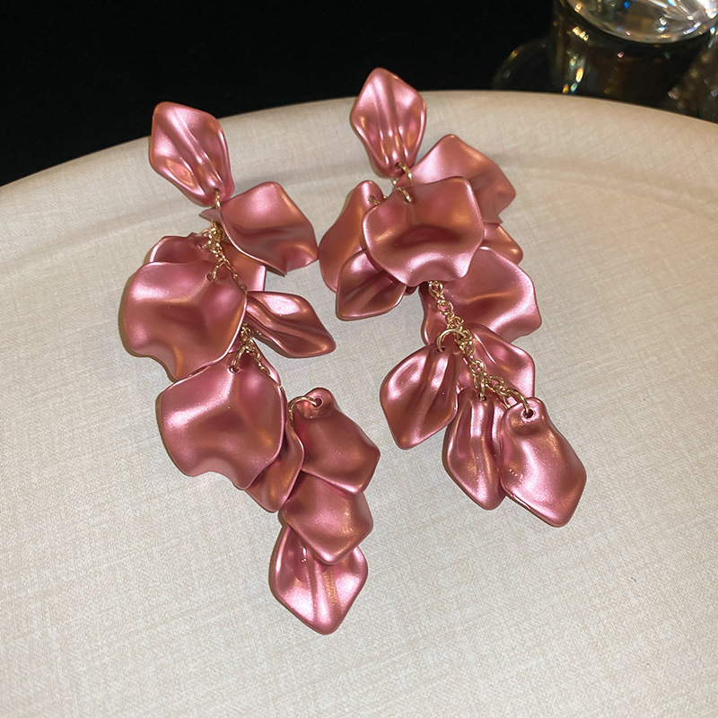 Pendientes de perla de diamantes con aguja de plata de súper hada, pendientes de borla de flores, pendientes de moda francesa, pendientes de nicho para mujer, lujo ligero, sentido de alta gama