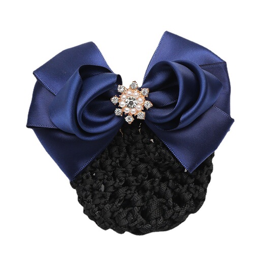 Nurse head flower professional hair net, bank front desk nurse butterfly bow hair net accessories
